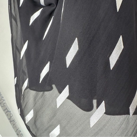 Alice + Olivia Women’s XS‎ Silk Drape Neck Ribbon Tape Blast $225 NWT - Picture 11 of 13